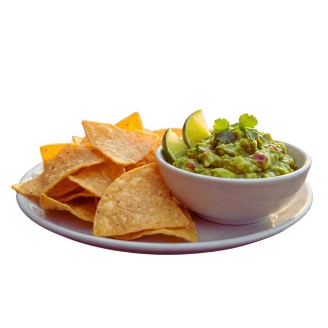 Guacamole con nachos